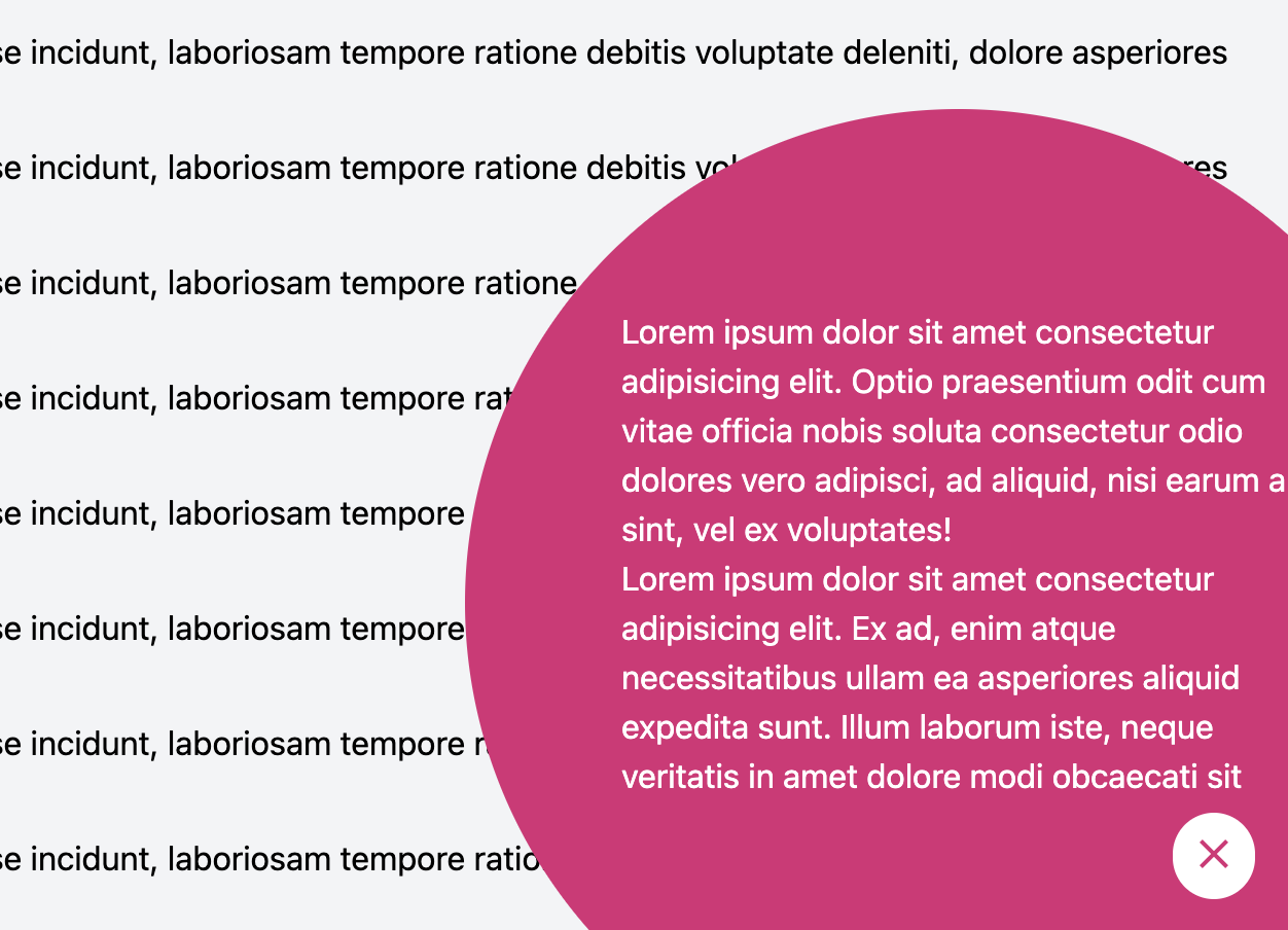 Vue, HTML Popover API & View Transition APIScreenshot