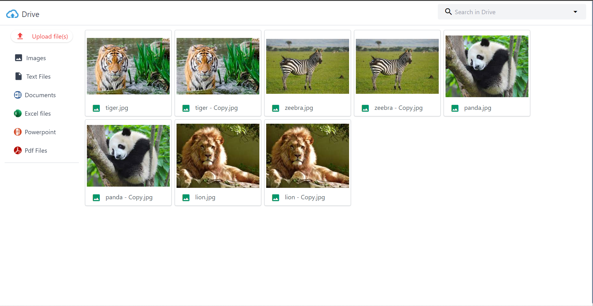 Vue DriveScreenshot