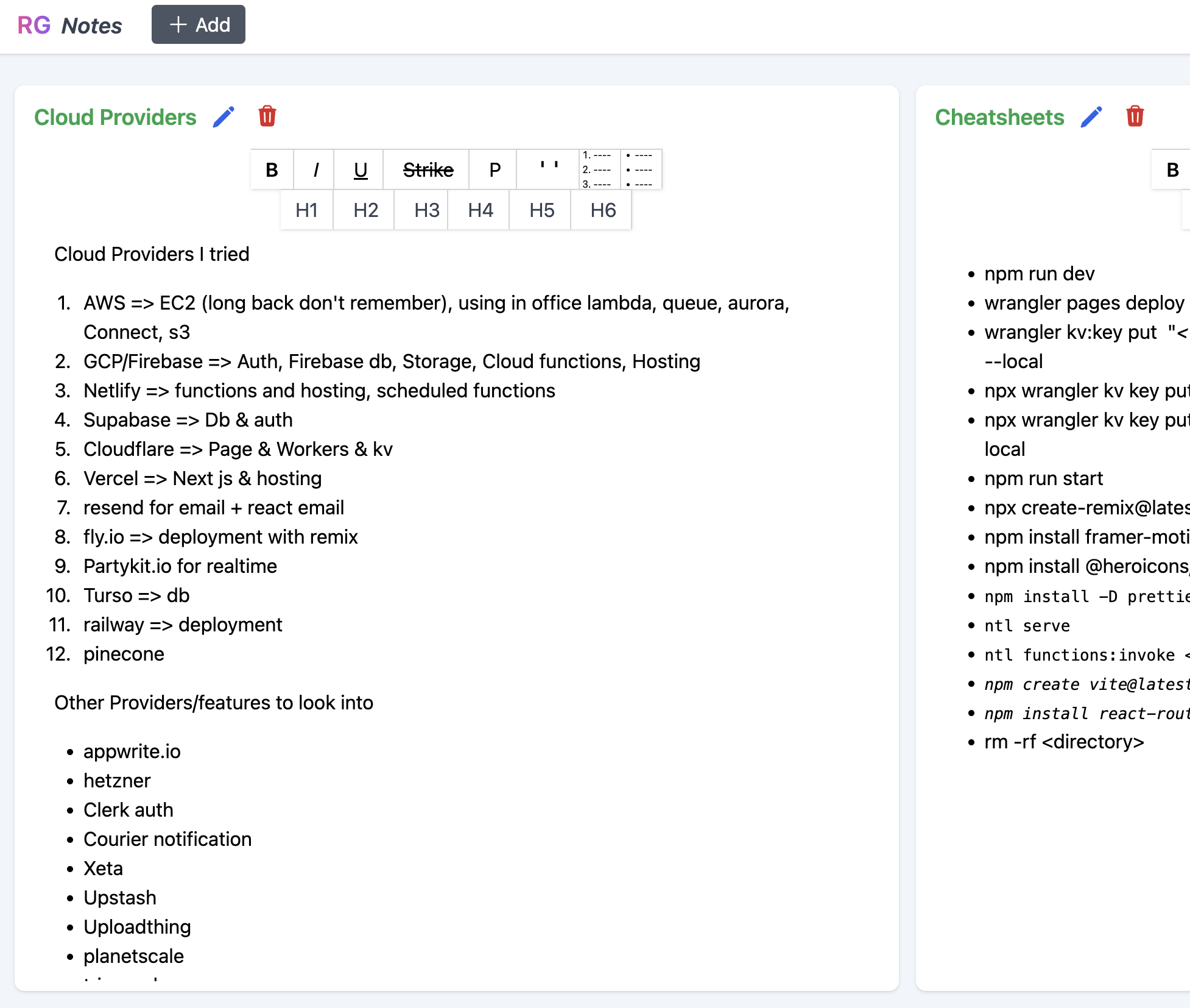 Notes Remix jsScreenshot