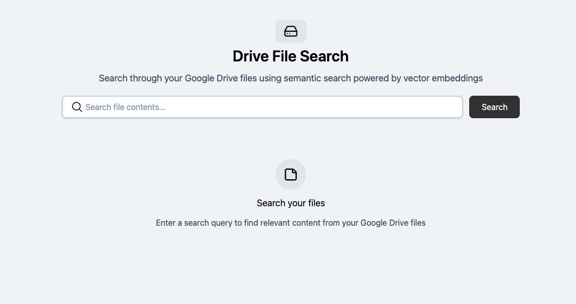 Semantic Google Drive EngineScreenshot
